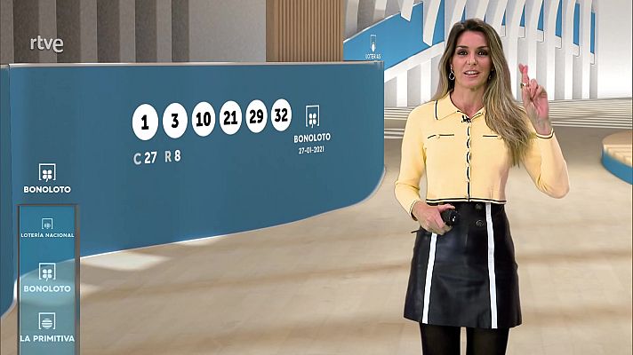 Loterías - Sorteo de Bonoloto del 27/01/21