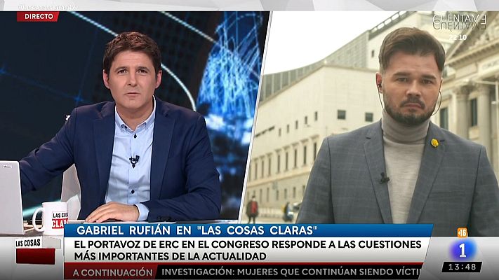Las cosas claras - Rufián, sobre quienes se adelantan a las vacunas: "Reflejan a una clase que se cree superior"