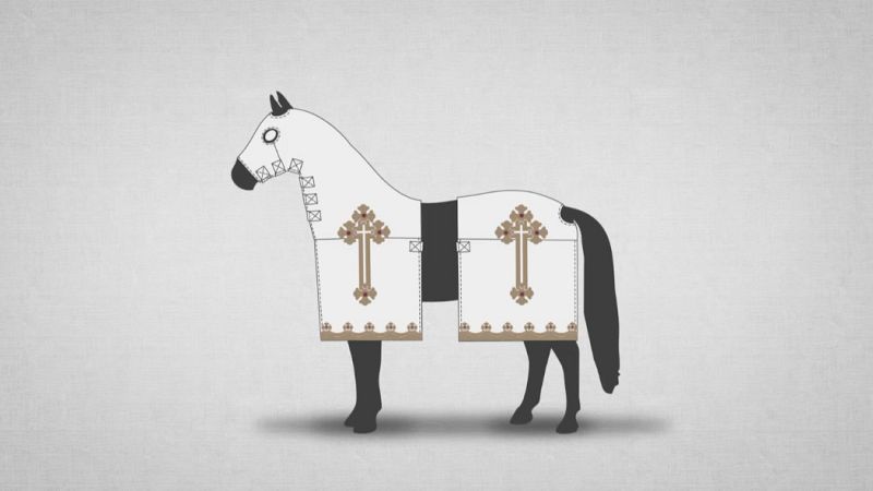 Aprende a confeccionar una gualdrapa de caballo