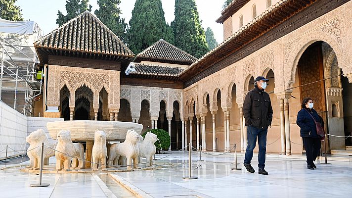 Telediario 1 - Los terremotos de Granada provocan fisuras en la Alhambra