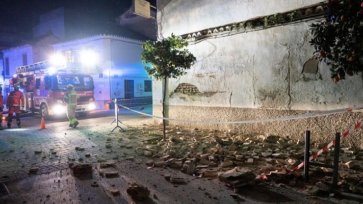 Telediario 1 - La tierra ha vuelto a temblar en Granada por sexta noche consecutiva