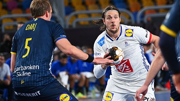 Balonmano - Campeonato del Mundo masc.: 1ª Semifinal: Francia - Suecia