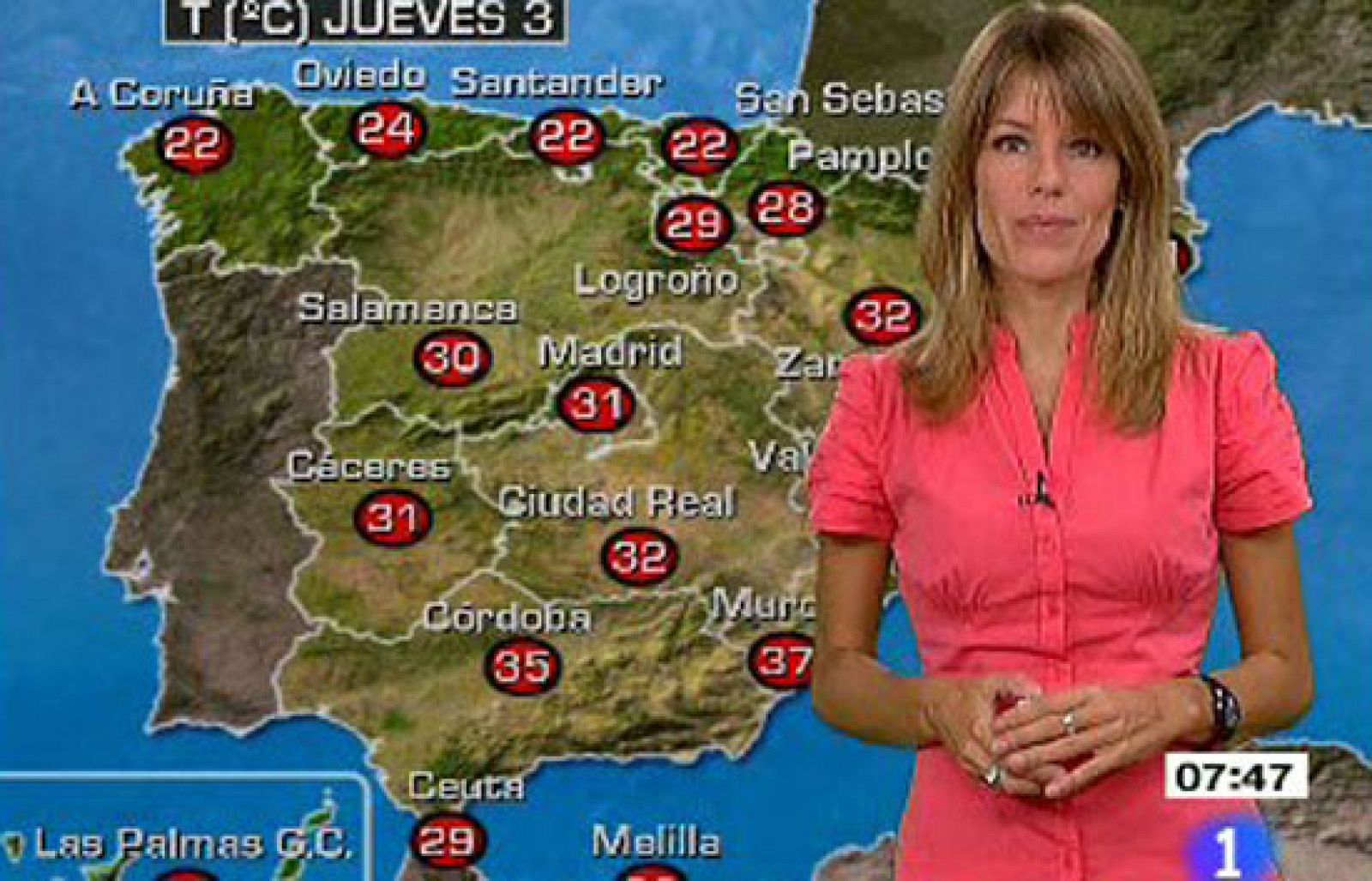 Nubes en el tercio norte peninsular