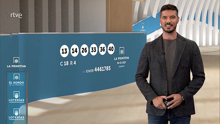 Loterías - Sorteo de Bonoloto y Primitiva del 30/01/21