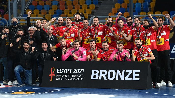 Balonmano - Los Hispanos reciben la medalla de bronce