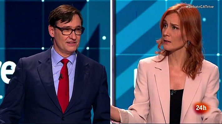 Especiales informativos - Illa pregunta a los independentistas si "van a excluir a la mitad de Cataluña otra vez"