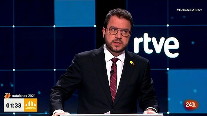 Especiales informativos - Aragonés reclama a Illa que el destino de los fondos de la UE se decida también en Cataluña