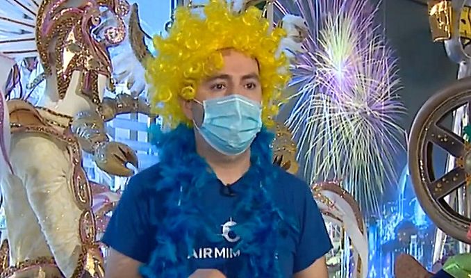 Telediario 1 - El carnaval chicharrero sigue la iniciativa 'Yo me mando la peluca': "Este año nos toca no perder la ilusión"