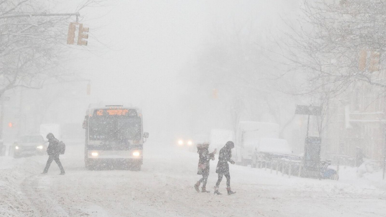 Nueva York vive su particular Filomena y se esperan nevadas de hasta 60 cm
