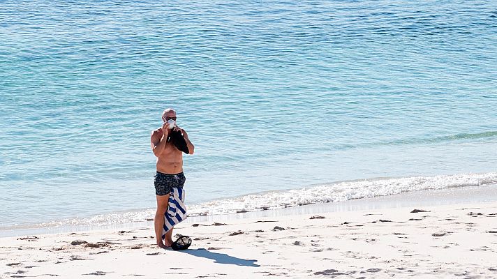 Telediario 1 - El coronavirus reduce el turismo extranjero en España