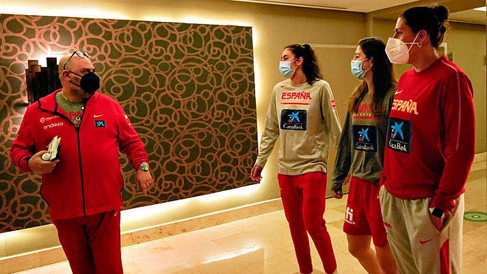 Telediario 1 - Suspendida la concentración de la selección femenina de baloncesto por coronavirus