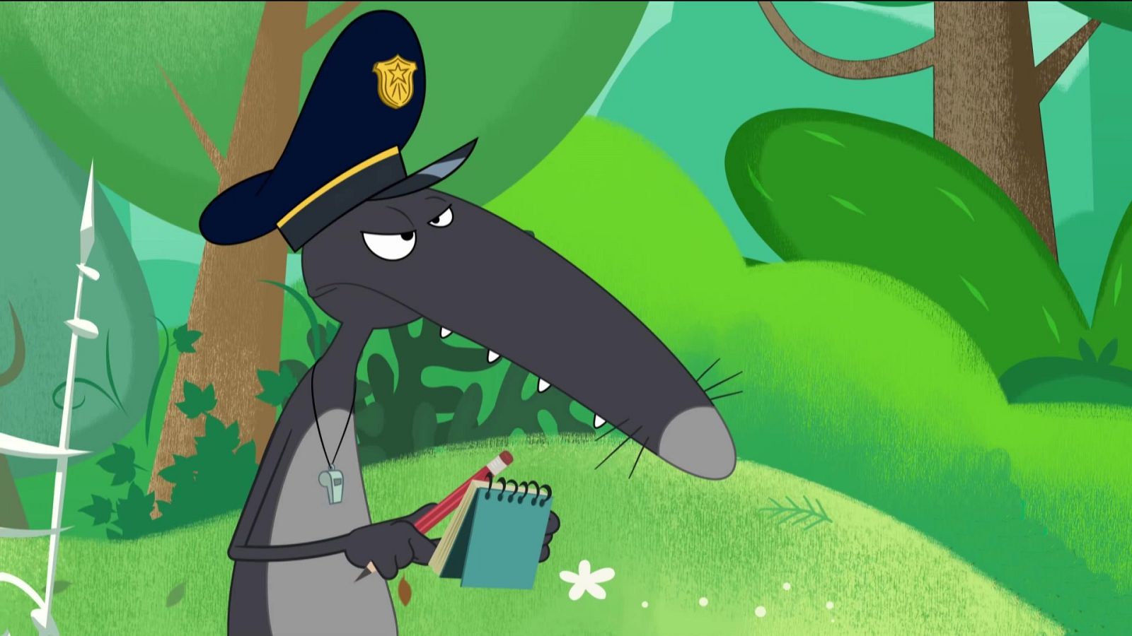 El lobo que quería ser policía - Lobo | Ver