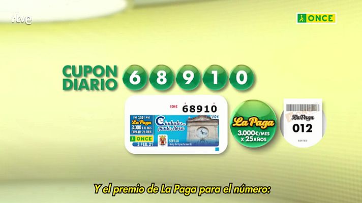 Sorteos ONCE - Sorteo ONCE - 03/02/21