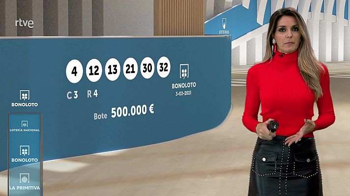 Loterías - Sorteo de la Bonoloto del 03/02/2021