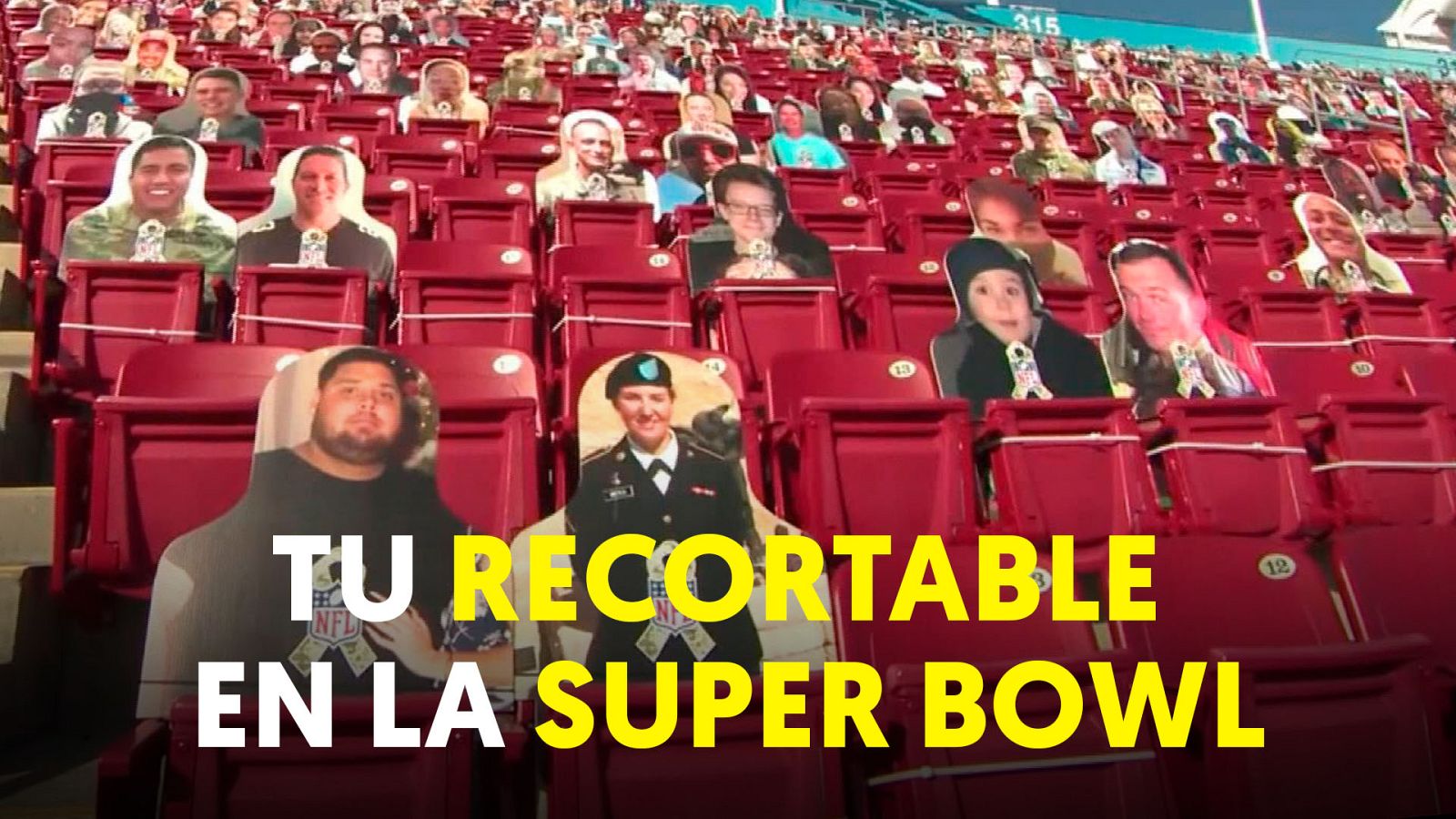 La Superbowl 2021 tendrá público de cartón piedra para evitar el COVID-19