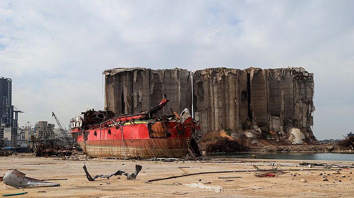 Telediario 1 - Así está Beirut seis meses después de la brutal explosión