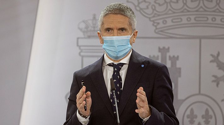 Telediario 1 - La Junta Electoral dice que Marlaska vulneró la Constitución con un tuit sobre Illa