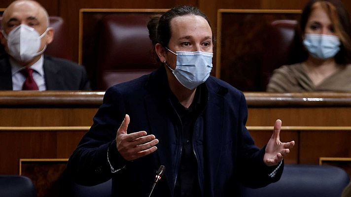 Telediario 1 - Podemos acusa al PSOE de esconder el borrador de Vivienda por las elecciones catalanas