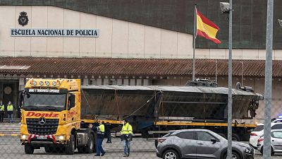 El primer narcosubmarino incautado en Europa se podr� visitar en el Museo de la Polic�a Nacional en �vila