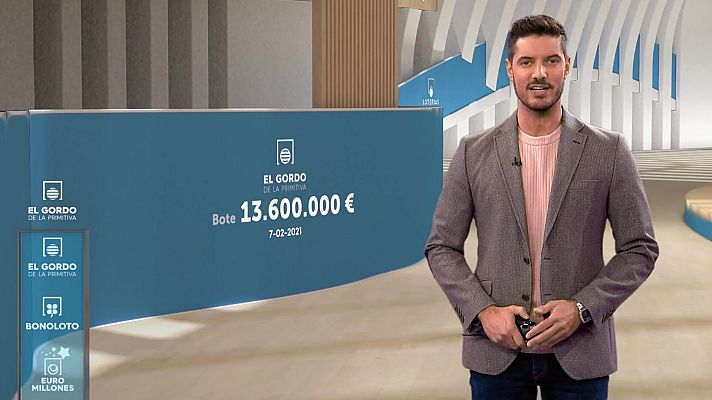 Loterías - Sorteo de El Gordo de la Primitiva del 07/02/2021