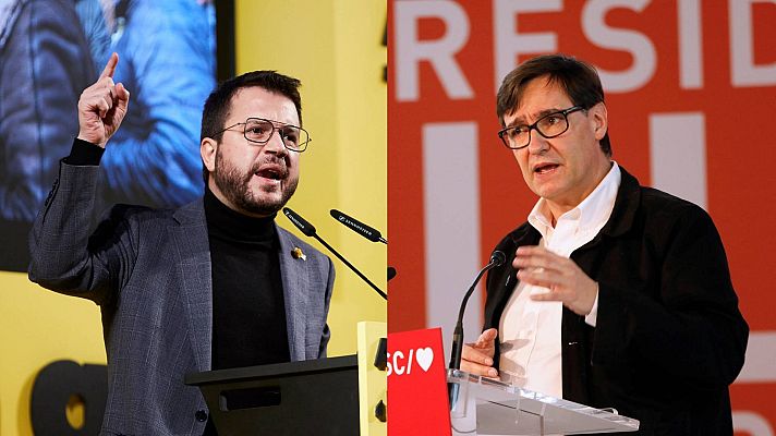 Telediario 1 - Los candidatos encaran la recta final de la campaña marcando líneas rojas a los pactos poselectorales