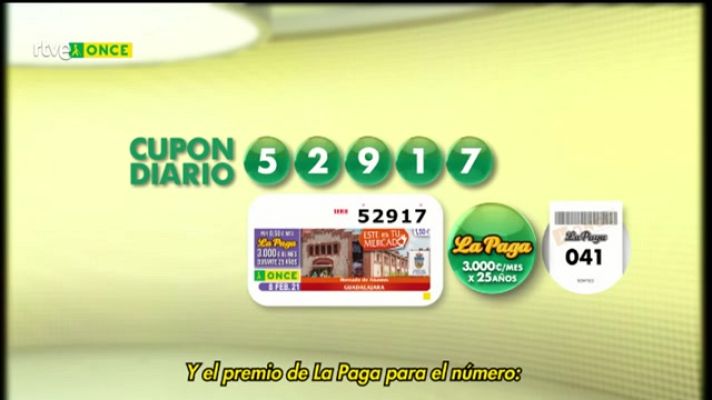 Sorteos ONCE - Sorteo ONCE - 08/02/21