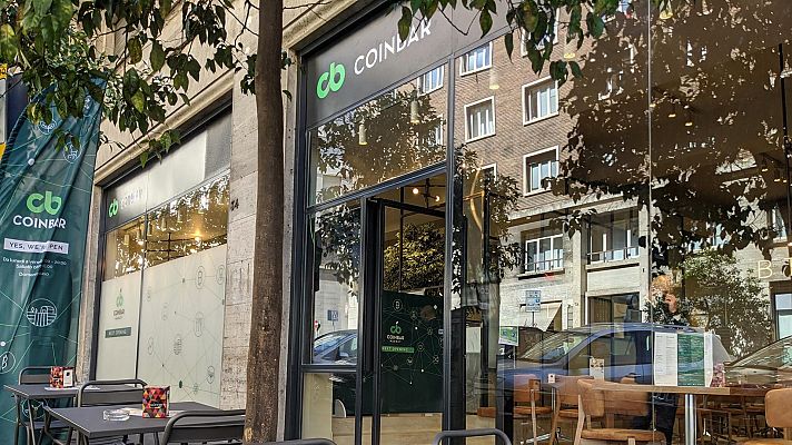 Telediario 1 - Coinbar: pagar con criptomonedas en los establecimientos