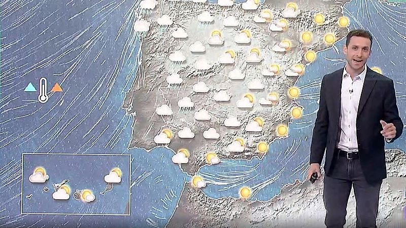 El tiempo - Lluvias en el oeste peninsular y temperaturas altas para esta época del año - Ver ahora
