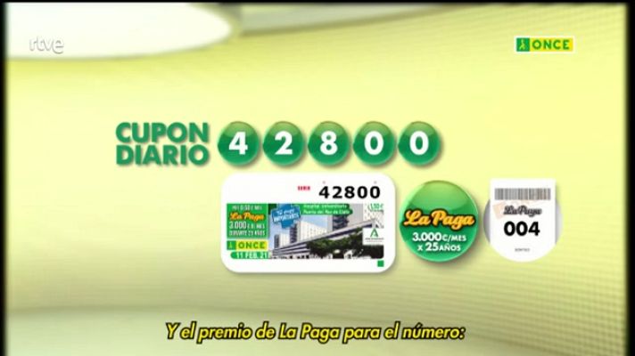 Sorteos ONCE - Sorteo ONCE - 11/02/21