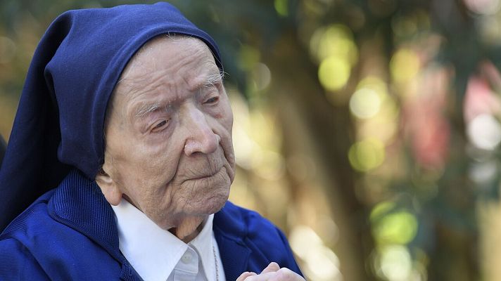 Telediario 1 - Lucile Randon, la persona más longeva de Europa, cumple 117 años