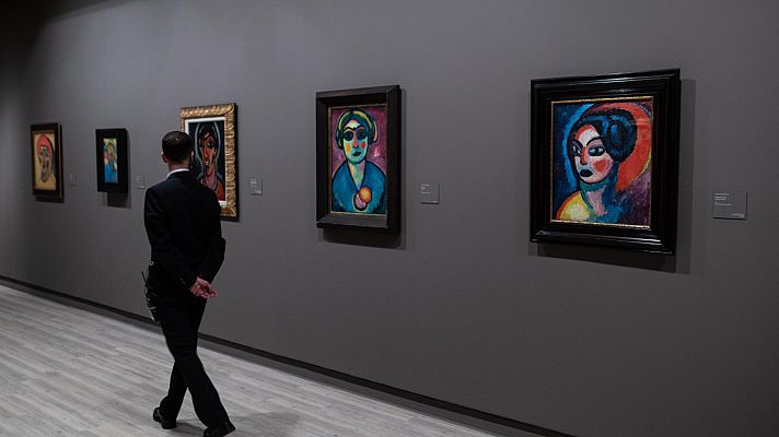 Telediario 1 - La exposición 'El paisaje del rostro' del pintor ruso Jawlensky llega a la Fundación Mapfre