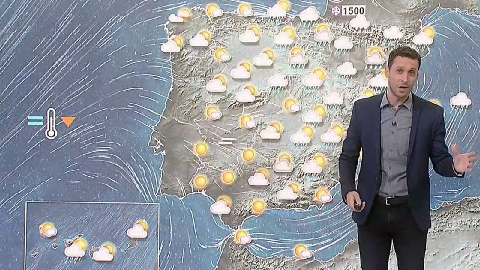 El tiempo - Viernes lluvioso antes de un fin de semana en general soleado en Península y Canarias