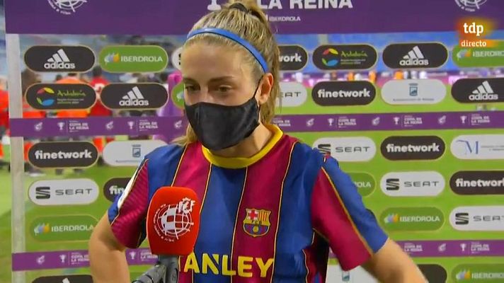 Fútbol - Alexia Putellas, tras ganar la Copa de la Reina: "A seguir así"