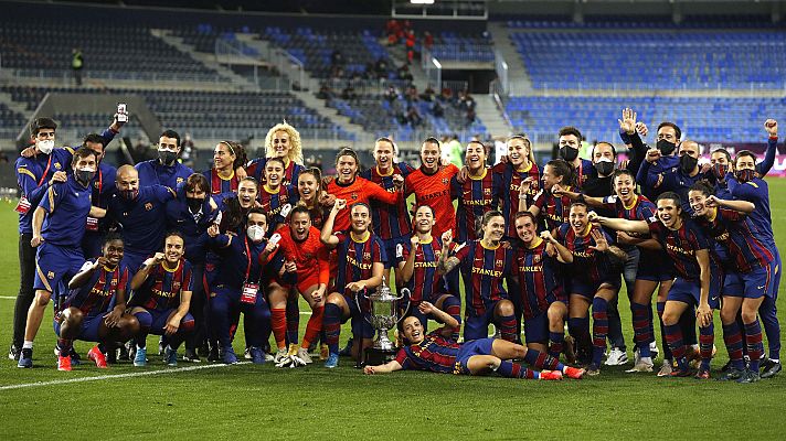 Telediario 1 - El Barça conquista su séptima Copa de la Reina (3-0)