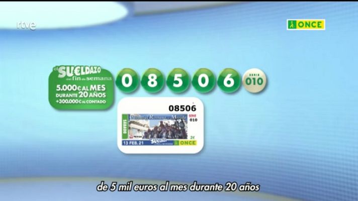 Sorteos ONCE - Sorteo ONCE - 13/02/21