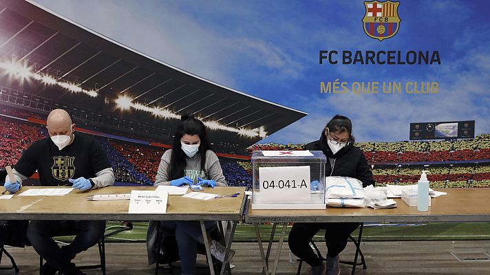 Especiales informativos - Avance informativo 12 horas - Jornada electoral Cataluña - 14/02/21