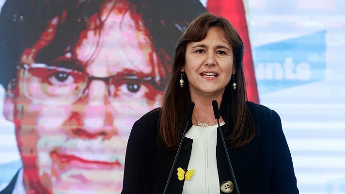 Especiales informativos - Borràs (Junts) emplaza a ERC y a la CUP a entenderse para avanzar hacia la independencia