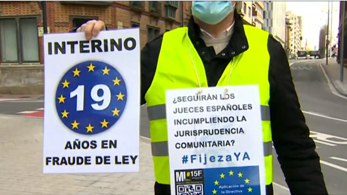 La tarde en 24h - Interinos públicos se concentran por toda España para exigir estabilidad y denunciar un abuso de temporalidad por parte de las administraciones