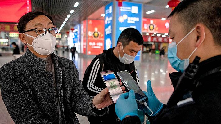 Telediario 1 - Radar Covid: del fracaso en Alemania a su uso obligatorio en China