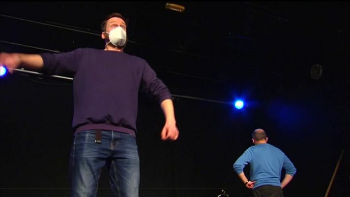 Telexornal - Galicia - Compañías e actores aproveitaron o parón para crear novos espectáculos