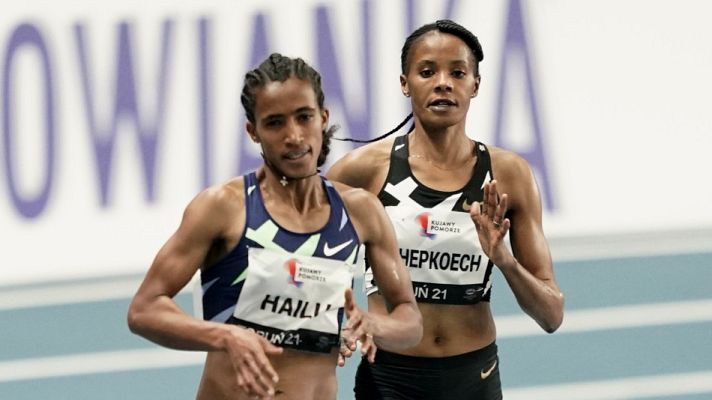 Atletismo - Hailu vence el pulso ante Chepkoech en los 3.000m en Torun