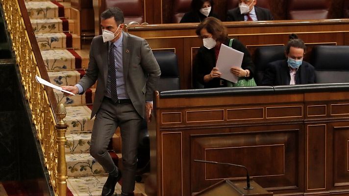 Telediario 1 - Sánchez llama a Casado para intentar desbloquear la renovación del CGPJ
