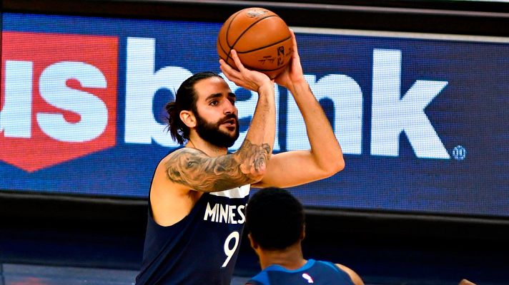 Telediario 1 - Ricky Rubio y Willy Hernángomez brillan en la NBA a pesar de sus derrotas