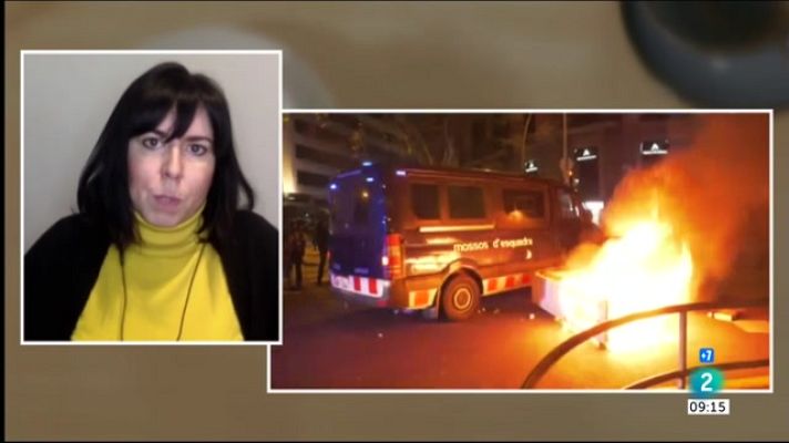 Cafè d'idees - Imma Viudes (SAP-FEPOL): "Trobo a faltar previsió i una condemna contundent de la violència"