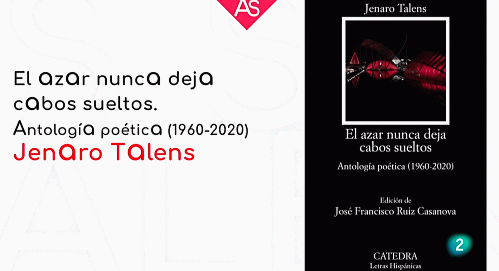 La aventura del saber El azar nunca deja cabos sueltos poesía de Jenaro Tálens #AventuraSaberLibros