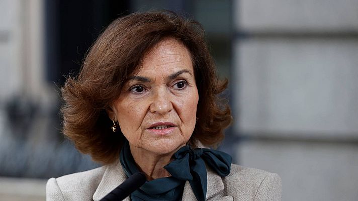 Telediario 1 - Calvo pide a Echenique no "alentar" los disturbios y la oposición exige su cese