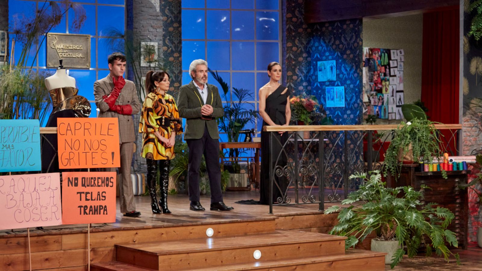 Intercambio de tejidos sorpresa - Maestros de la costura | Ver