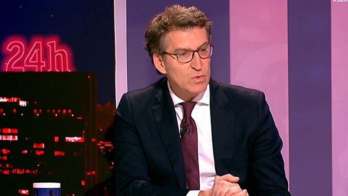 La noche en 24h - Feijóo, sobre el abandono de la sede de Génova: "Uno de los motivos es la situación económica del partido"