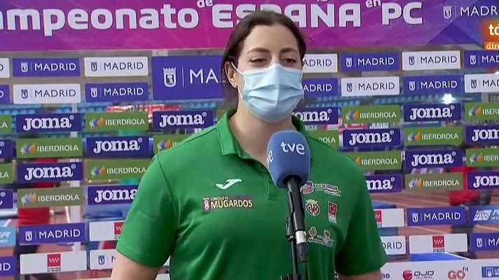 Atletismo - Belén Toimil: " Estoy muy contenta por mi primer oro nacional en pista cubierta"