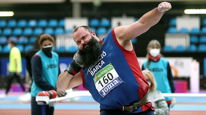 Telediario 1 - Tobalina y Toimil, campeones de España de lanzamiento de peso